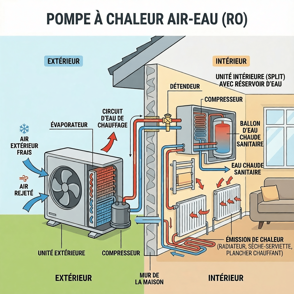 Pompe à chaleur air/eau
